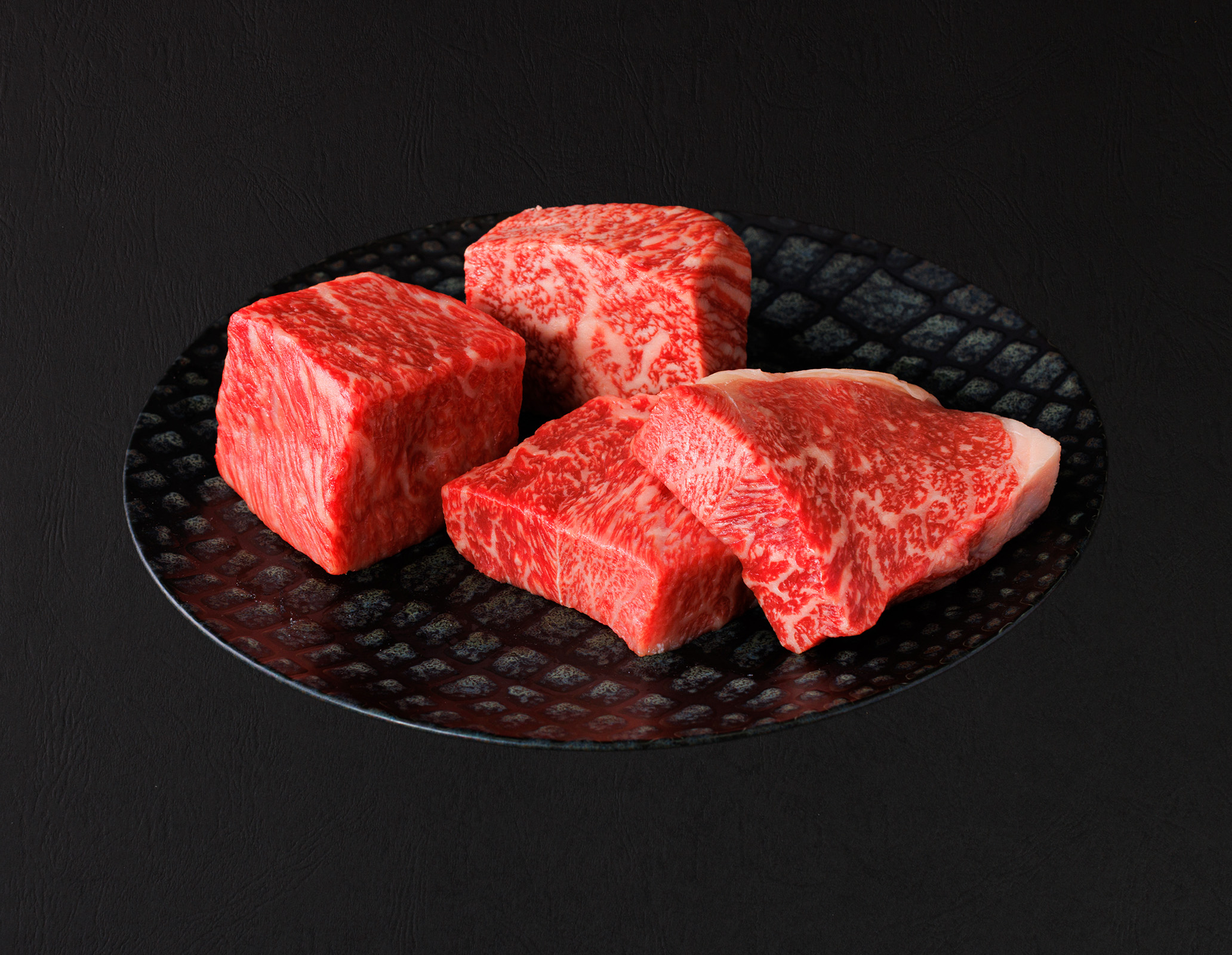門崎熟成肉 塊焼き&ステーキセット(霜降り)